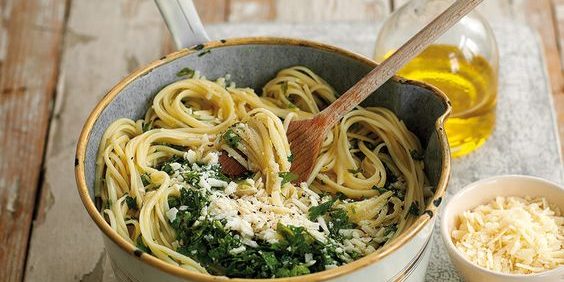 lemon and parsley linguine